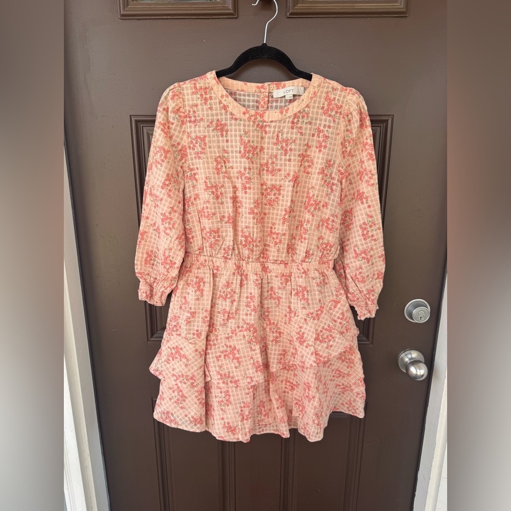 LOFT Meadow Tiered Ruffle Mini Dress - Picture 4 of 14